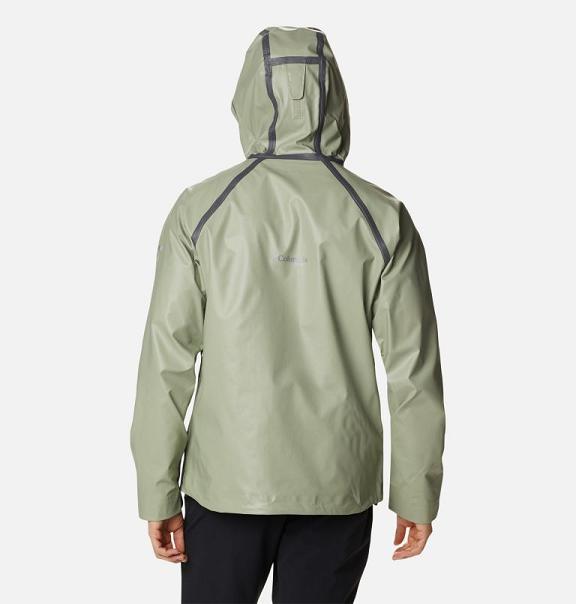 Columbia OutDry Rain Jacket Green For Men's NZ49615 New Zealand